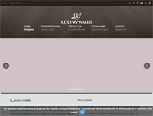 Tablet Screenshot of luxury-walls.com